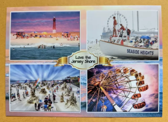 Postcard NJ: Love the Jersey Shore. Multiview