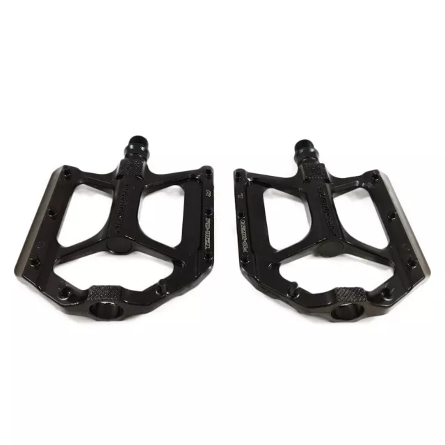 Bicycle Pedals NonSlip Metal Mountain Road Bike 9/16" Set Black