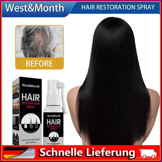 Suero de melanina para restaurar el cabello blanco de 30 ml unisex suero para el cuidado del cabello negro para hombres y mujeres