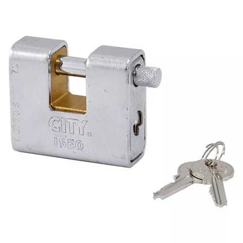ISEO LUCCHETTO CORAZZATO mm 90  2 chiavi    DF 3023423