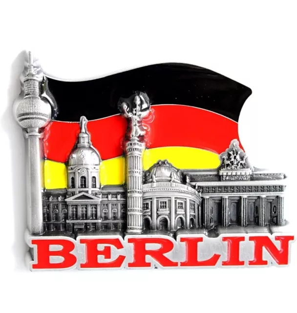 Berlin Deutschland 3D Metall Kühlschrank Magnet für Küche Kühlschrank