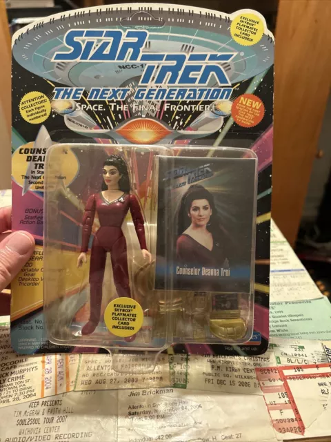 Star Trek The Next Generation Deanna Troi 5" Playmates Second Season Outfit Read