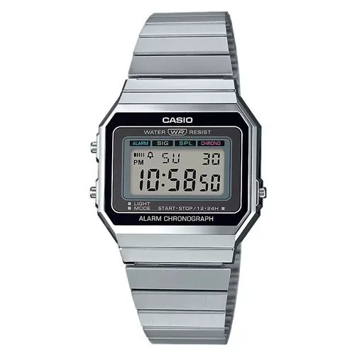 Orologio polso Casio Vintage Iconic Inox e Nero