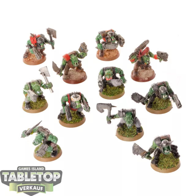 Orks - 11 - Ork Boyz - bemalt