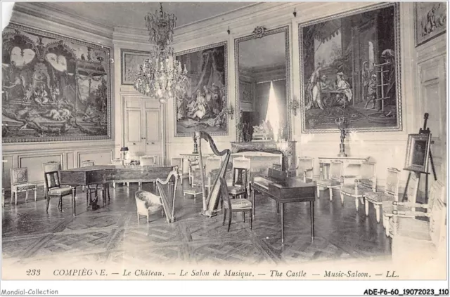 ADEP6-60-0502 - COMPIEGNE - le château - le salon de musique