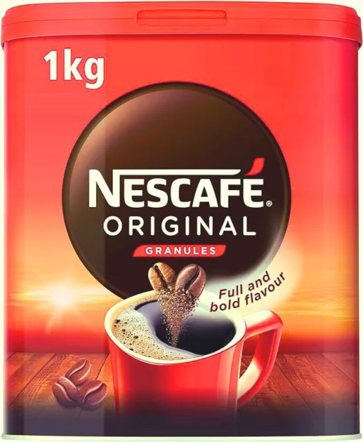 NESCAFÉ Original Instant Coffee Granules, 1 kg BIG TIN