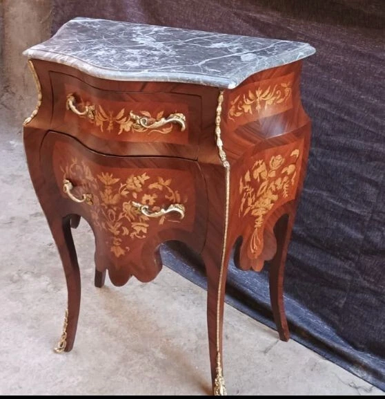 Immense Table Console Baroque Du 19ème Siècle Avec Plateau