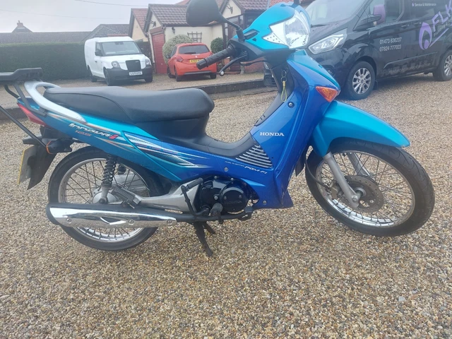 2012 Honda Anf 125A Innova Motorcycle. 10, 439 Miles, Full Mot, Original  Blue 2