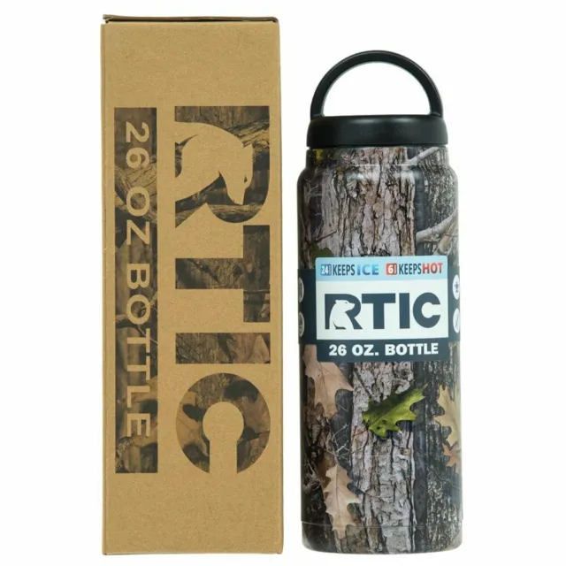 RTIC 26oz Bottle Double Wall Vacuum Insulated Stainless NEW 2019 w Color Options