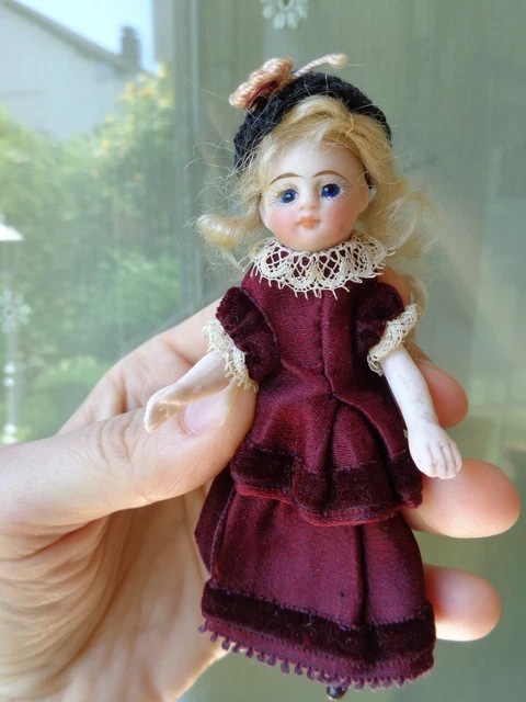 TÊTE BUSTE DE poupée ancienne Simon & Halbig bouche fermée 1160 4/0 EUR