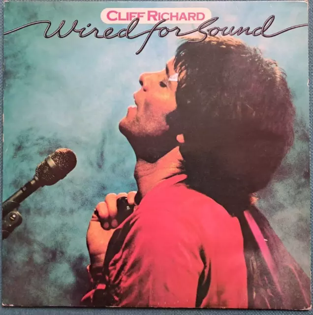 * Cliff Richard - Wired For Sound - 1981 12" Vinyl Album Lp + Merch Flyer = Ex+