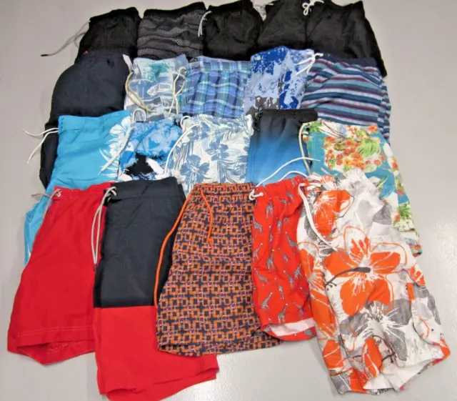 MEN S SWIM SHORTS BUNDLE x 20 inc SPEEDO MANTARAY RALPH LAUREN