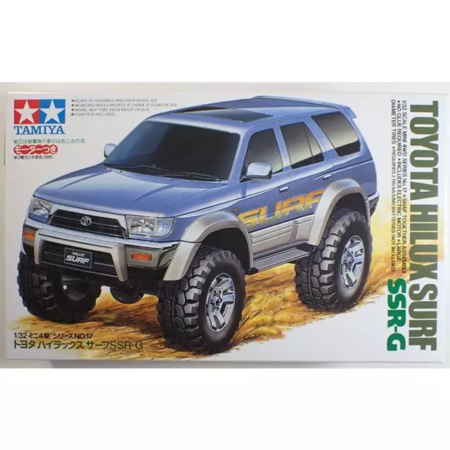 Tamiya 1/32 Mini 4WD Series No.17 Toyota Hilux Surf SSR-G 19017 From Japan