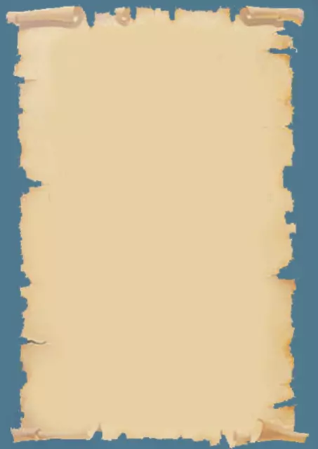 Retro Briefpapier Schatzkarte - DIN A4 - 10 Blatt - Motiv-Nr 002 - NEU