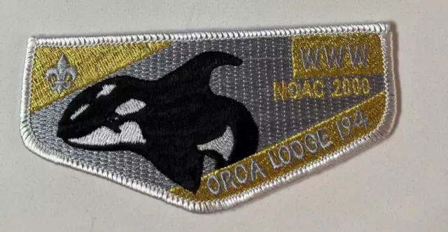 Boy Scout OA 194 Orca Lodge Flap S-7 2000 NOAC