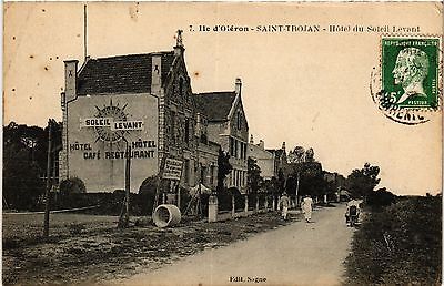 17.n°58426.ile d'oleron.saint trojan.hotel du soleil levant.plie 