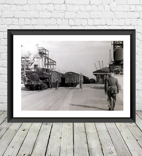 WEYMOUTH QUAY RAILWAY STATION, DORSET. 1959 Loco; 1367 PHOTO 12 x 8 £6.