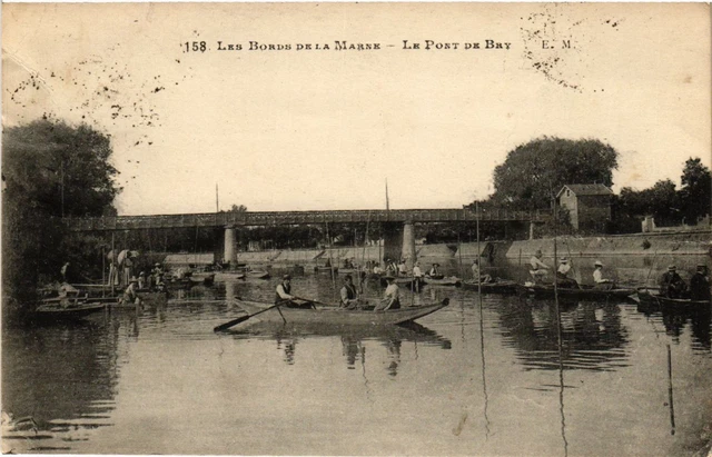 CPA Les Bords de la Marne - Le Pont de Bay (275012)
