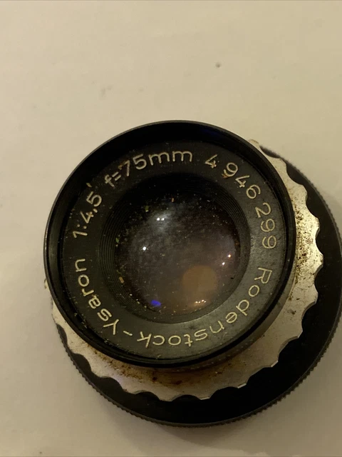 Lente de ampliación vintage Rodenstock Ysaron f=4,5 75 mm