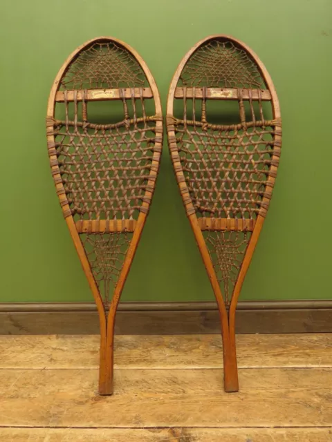 Antique Snowshoes by the CHESTNUT CANOE CO