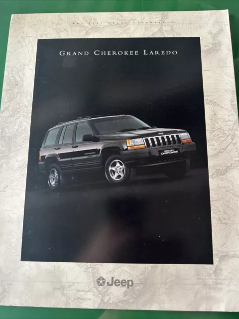 Jeep Grand Cherokee Laredo UK Original Car Sales Brochure Collectable