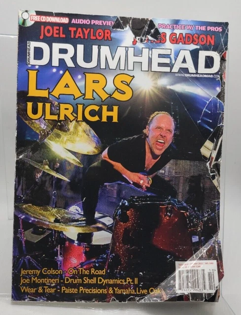 Drumhead Magazine -  Sept - Oct 2013 - Featuring Lars Ulrich