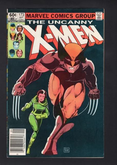 Uncanny X-Men #173 Vol. 1 Origin of Silver Samurai Newsstand Marvel '83 VF/NM