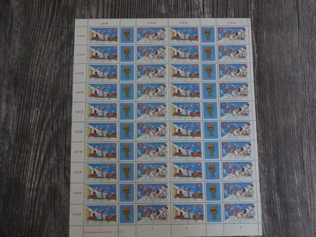 Ddr 1988: Kpl. Zsd Bogen Postfrisch Mi 3181 3182 ** Dv Fn 4 Pioniertreffen