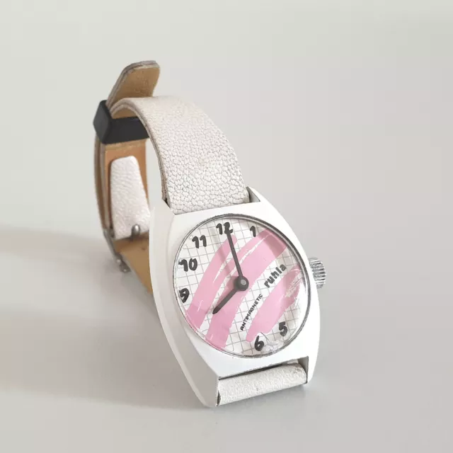 DDR Damen Kinder Armbanduhr - Ruhla Antimagnetic - Made in GDR - Handaufzug