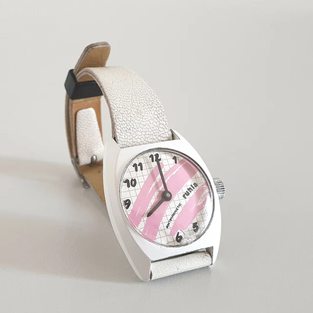 DDR Damen Kinder Armbanduhr - Ruhla Antimagnetic - Made in GDR - Handaufzug