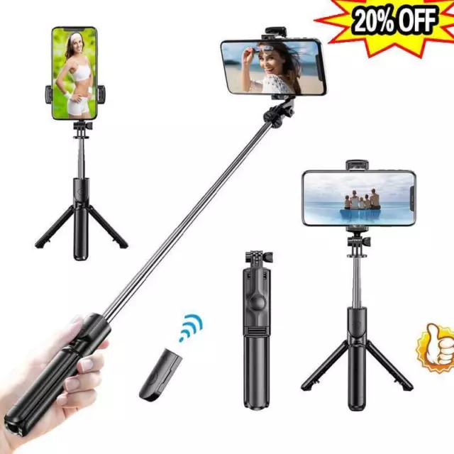 Treppiede per selfie stick portatile ed estensibile per selfie con telecomando