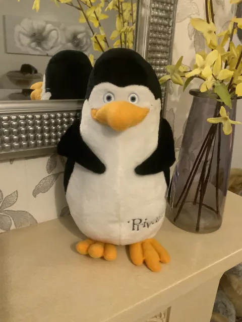 Private Penguin Madagascar Retired 12” Plush Soft Toy NEW With Tag 2