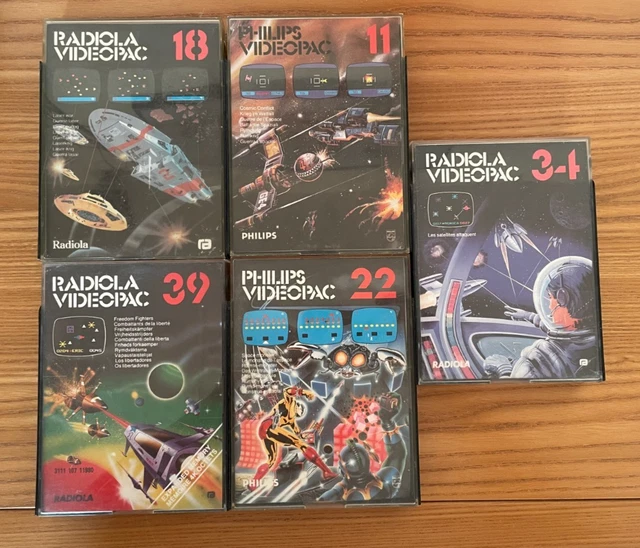 Lot Jeux Console VideoPac Philips - Radiola