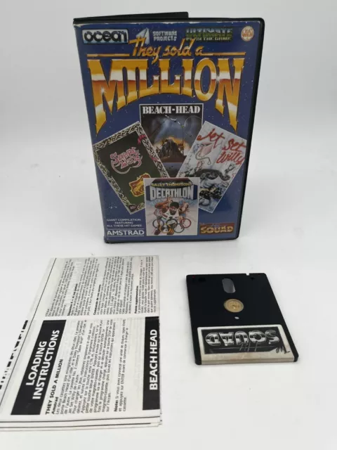 COMPILATION: THEY SOLD A MILLION 2 (1986) HITSQUAD ★ AMSTRAD CPC 6128 ★Disquette