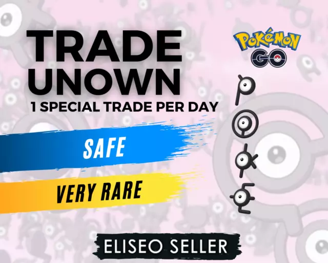 Pokemon Unown Letter A - Z - Trade - Describe