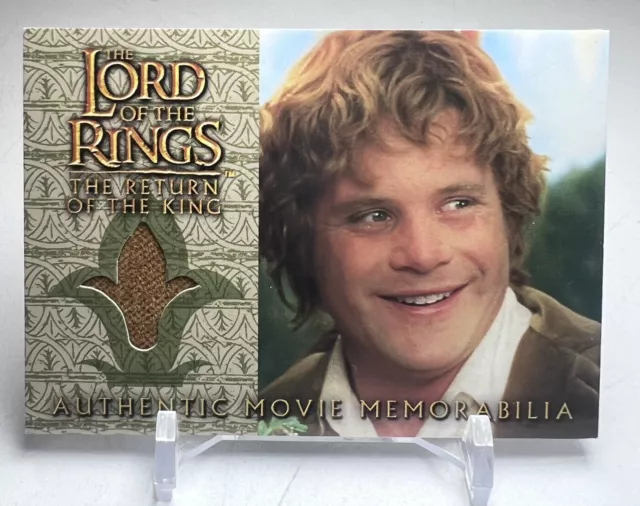 Lord of the Rings Return of the King: Sam Wedding Jacket Memorabilia Card Topps