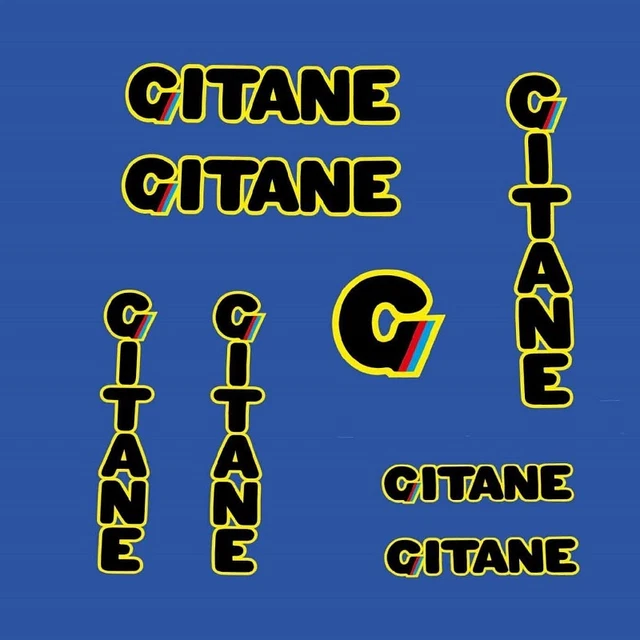 Autocollant velo online gitane vintage