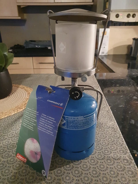 Lampe Bleuet Camping Gaz - Vintage, Fonctionne, Occasion
