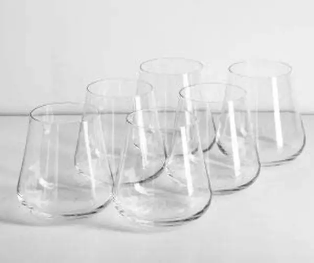 Gabriel-Glas - Set of 6 - New Stemless Austrian Crystal Wine Glass - DrinkArt Ed
