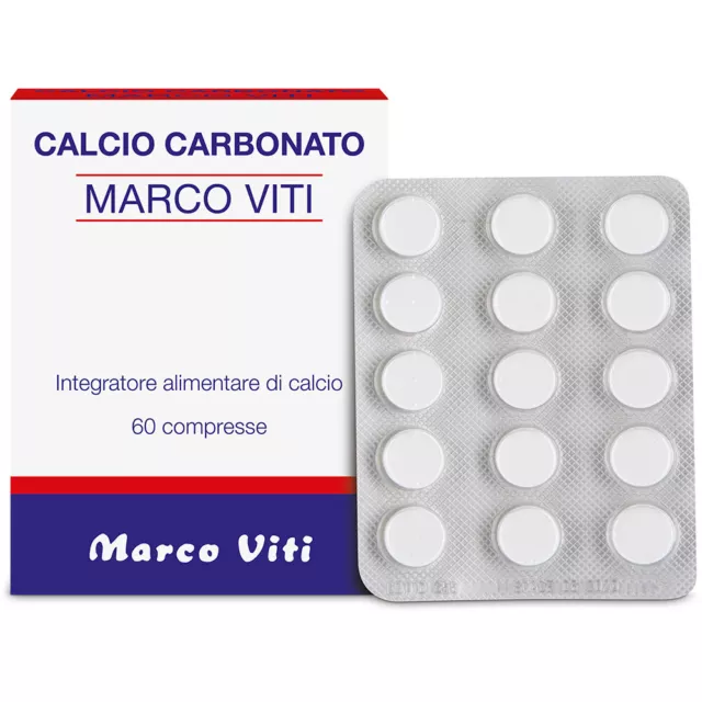 Calcio Carbonato Marco Viti 60 Compresse