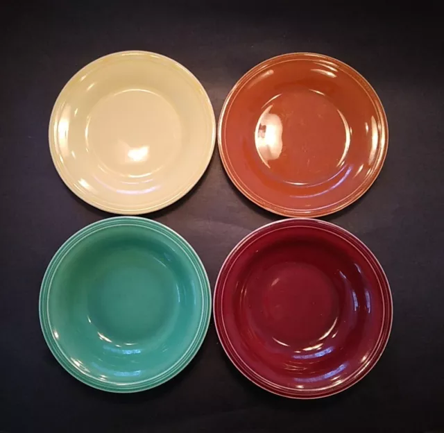 Edwin M. Knowles China Co. Deanna - 2 Berry Bowls + 2 Bread & Butter Plates