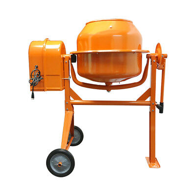 HD Portable Electric 3-1/2 Cubic Feet Steel Concrete Cement Mixer Contractor