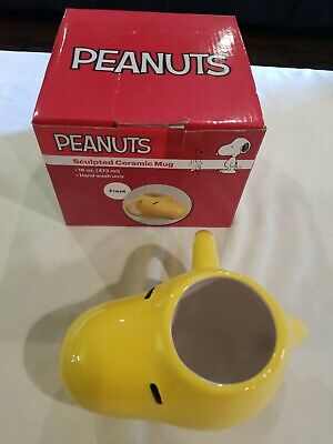Peanuts Woodstock Head Sculpted Ceramic Coffee Mug Cup 2016 CVS Collectible