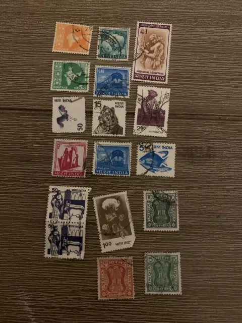 world stamps India used