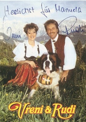 VRENI & RUDI signiert für Manuela
