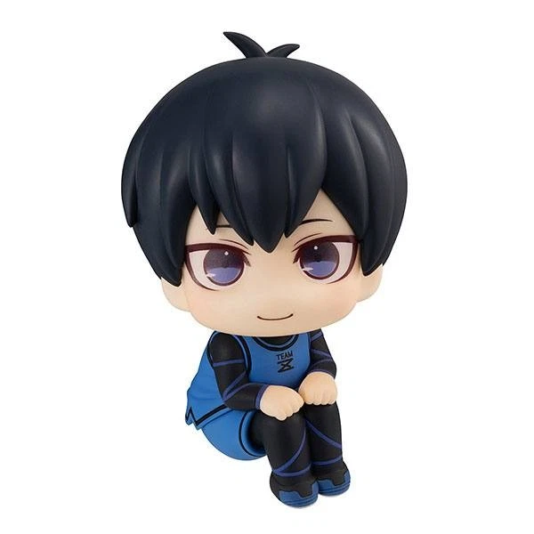 Xinchangda BLUE LOCK Figurine Isagi Yoichi Pose de Frappe Figurines d'Action 14cm Statue d'Anime Modèle Décoration de Bureau Collection Cadeaux pour les Fans