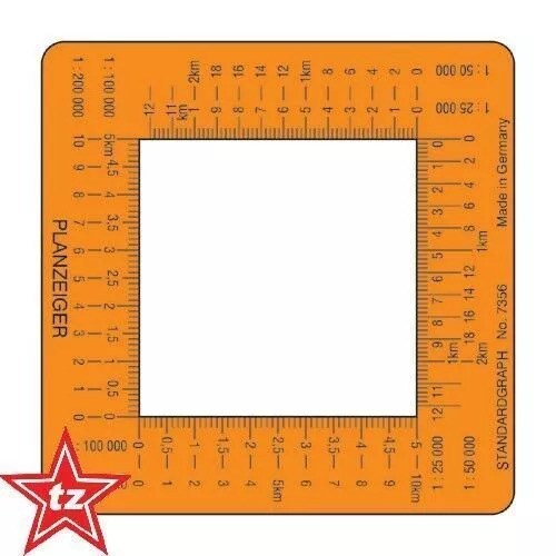 Planzeiger Schablone - STANDARDGRAPH 7356 - NEU & OVP