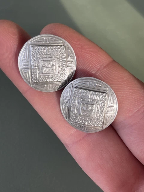 Fibbia Orecchio & Argento & Perù & 1900