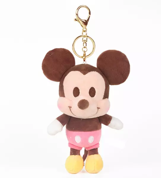 New Disney Mickey Mouse Mini Soft Plush Stuffed Toys Dolls Keychains 6"/15cm