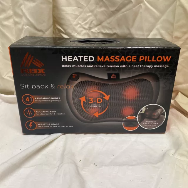 RBX NECK MASSAGE Pillow Memory Foam Massage Modes,Travel Ready,Comfort  Design $29.95 - PicClick